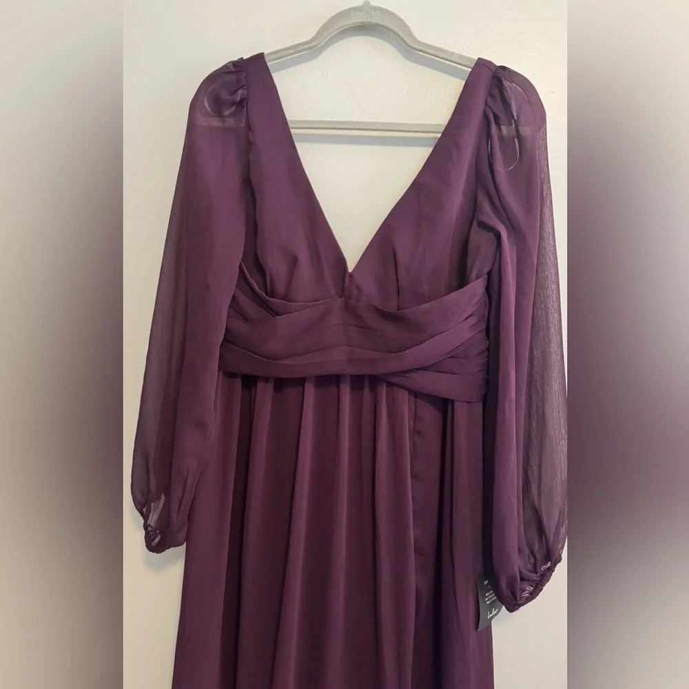 NWT Lulus Long Sleeve Maxi Dress - Picture 3 of 8
